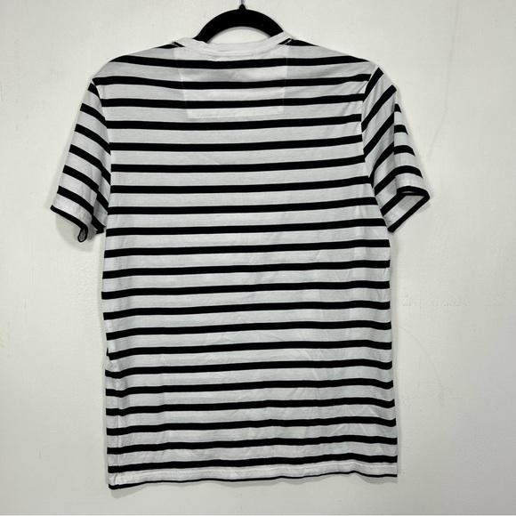 MURANO liquid luxury slim fit strip bub snorkel T-shirt X27 - Picture 3 of 5